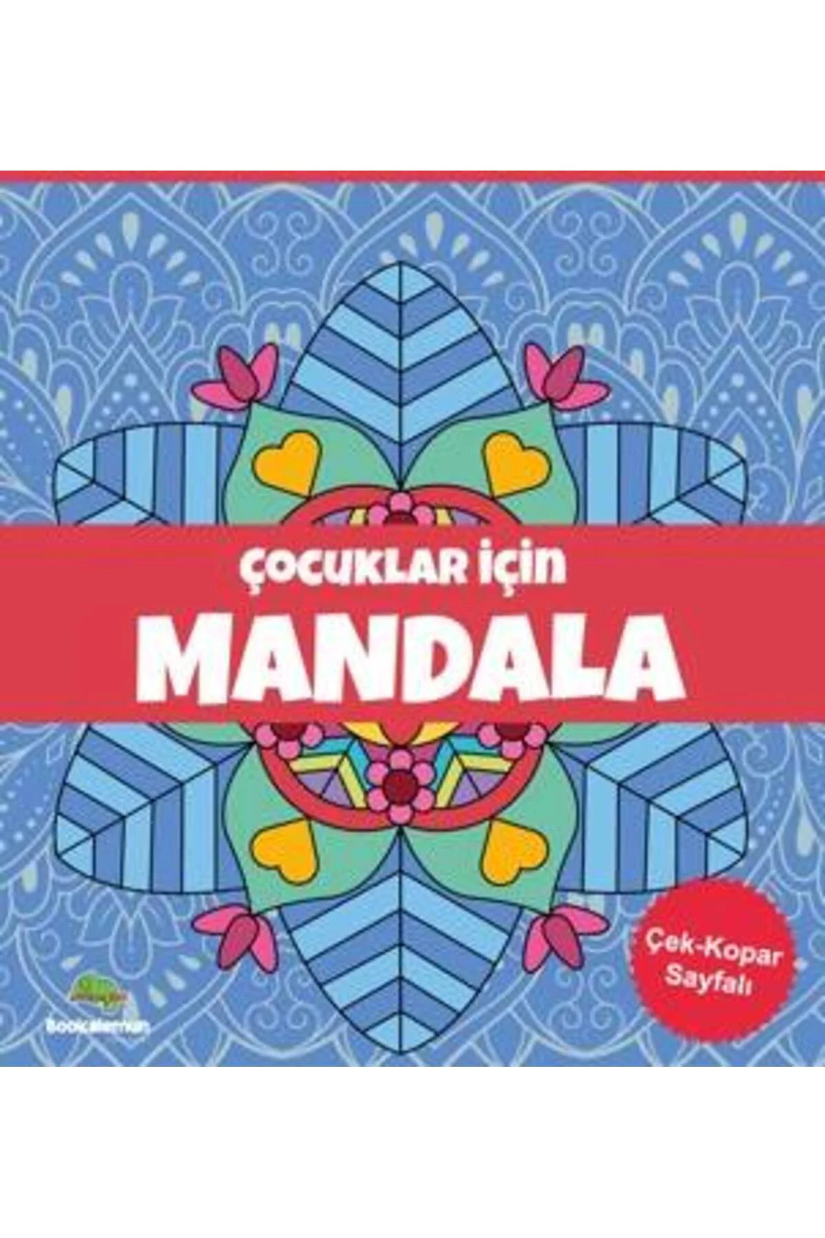 Çocuklar İçin Mandala - Mavi