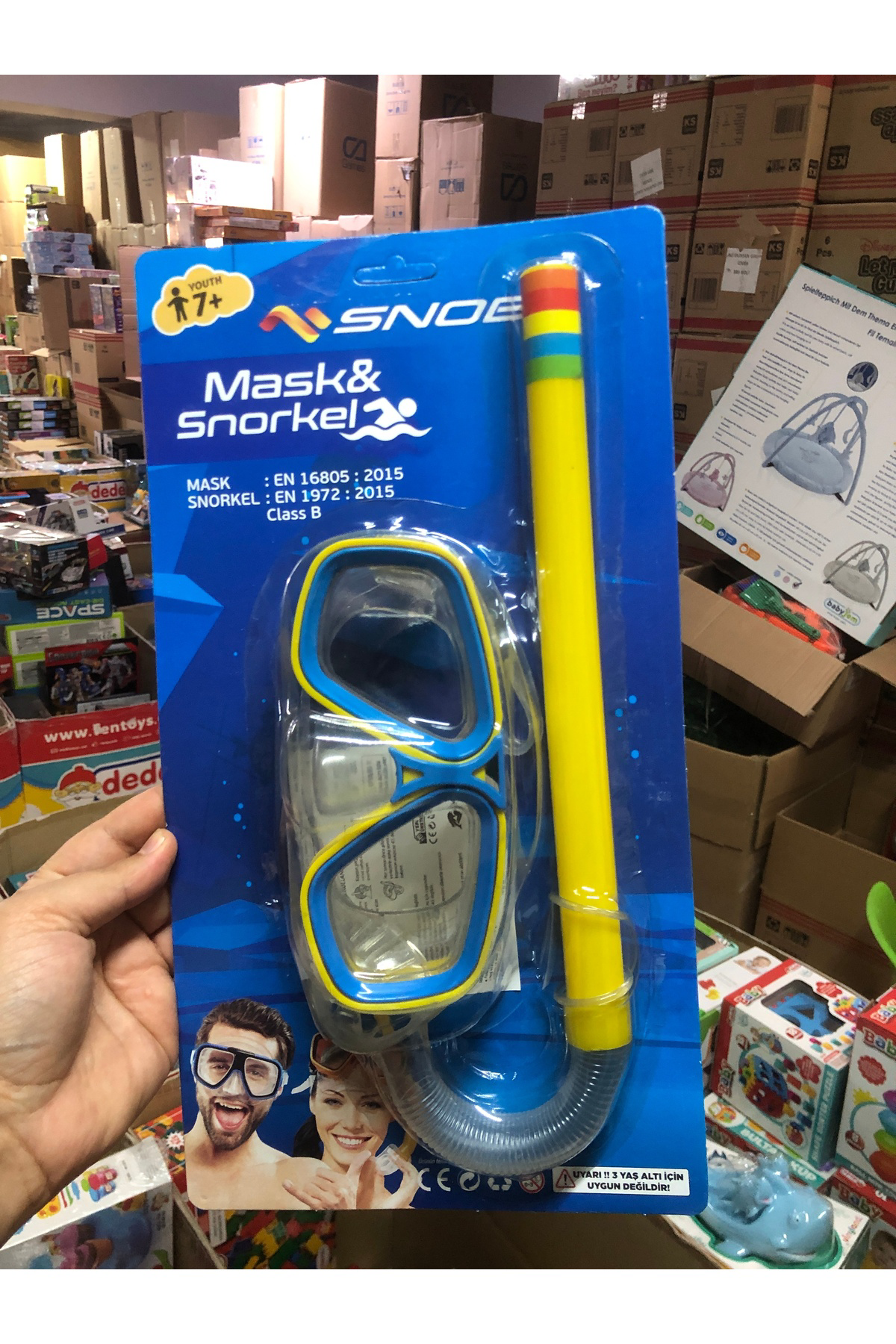 Oyuncak Store Çocuklar İçin Maske Ve Şnorkel Set