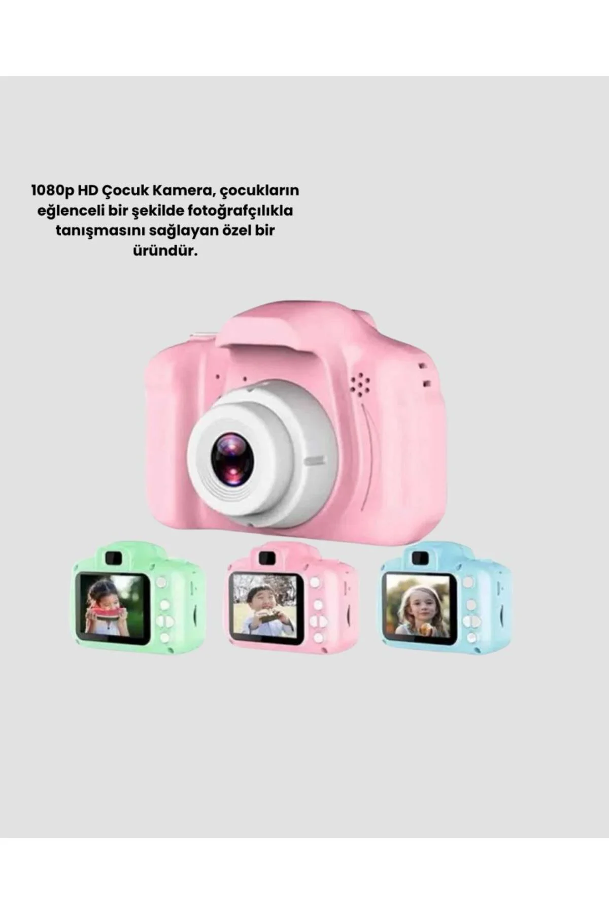 Çocuklar İçin Mini Dijital Kamera – 1080p Hd, 2.0 İnç Ekran, Komi