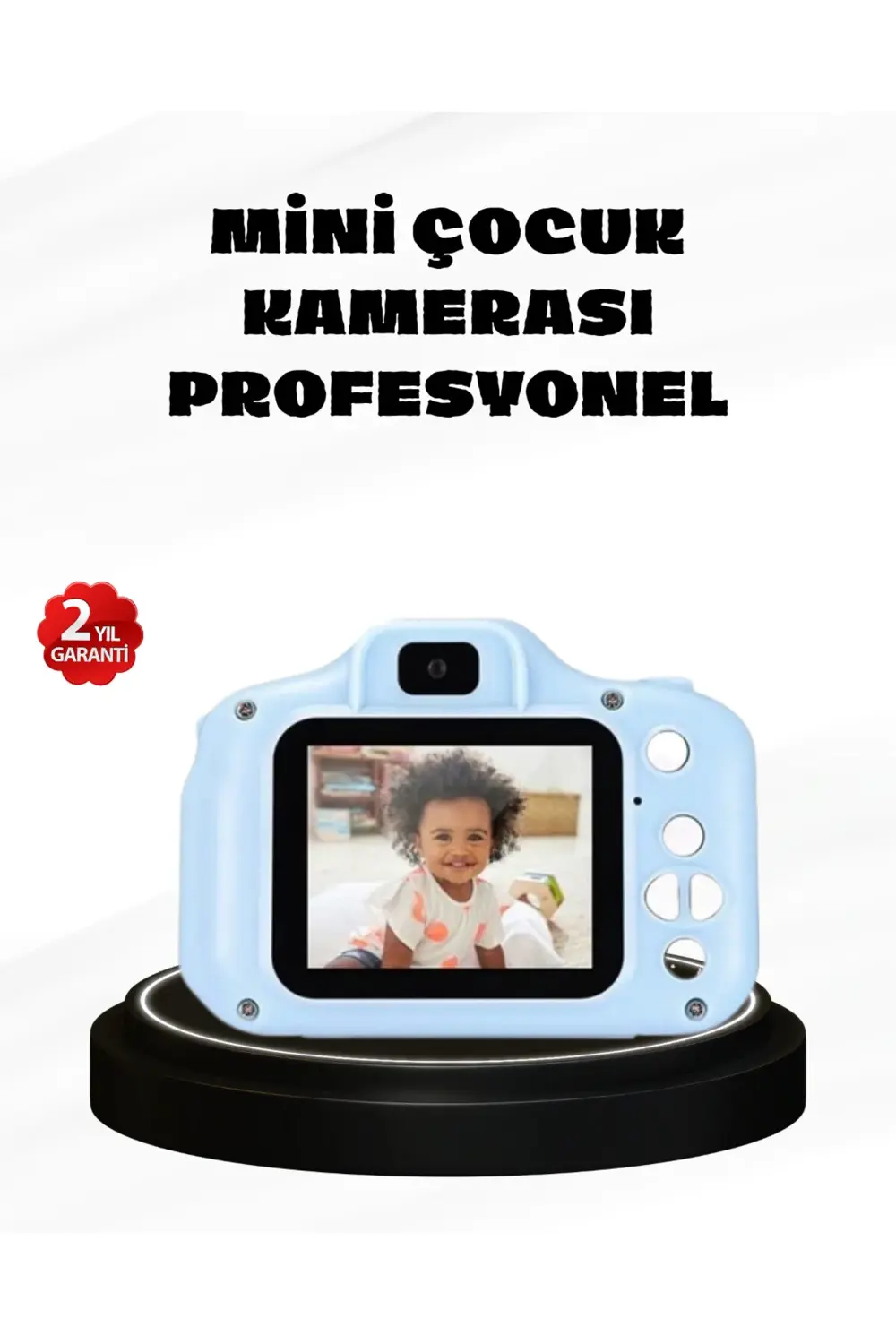 Çocuklar İçin Mini Dijital Kamera – 1080p HD, 2.0 İnç Ekran, Komi