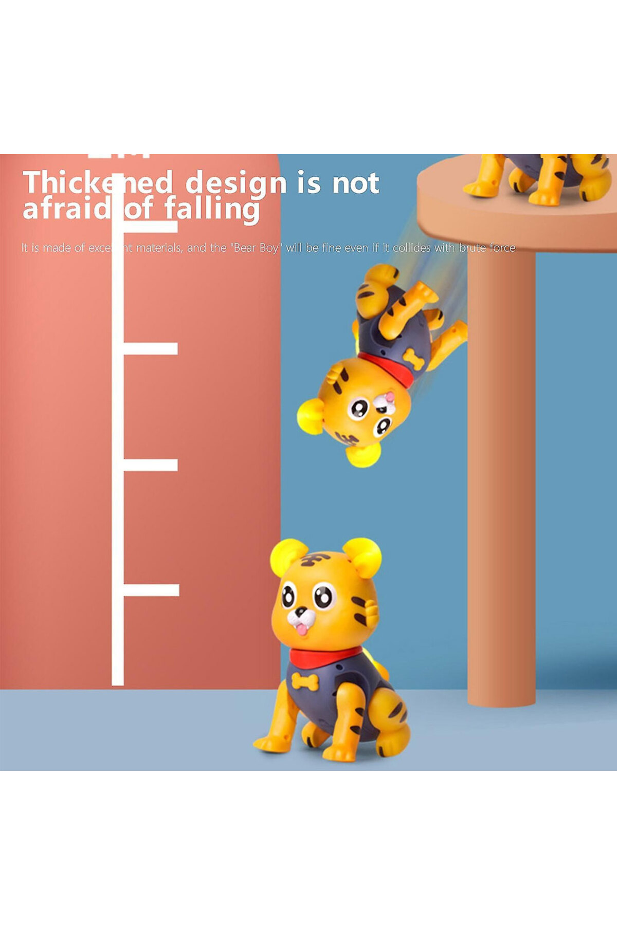 Oyuncak Store Çocuklar İçin Müzikli Ve İşıklı Sevimli Zıplayan Kaplan