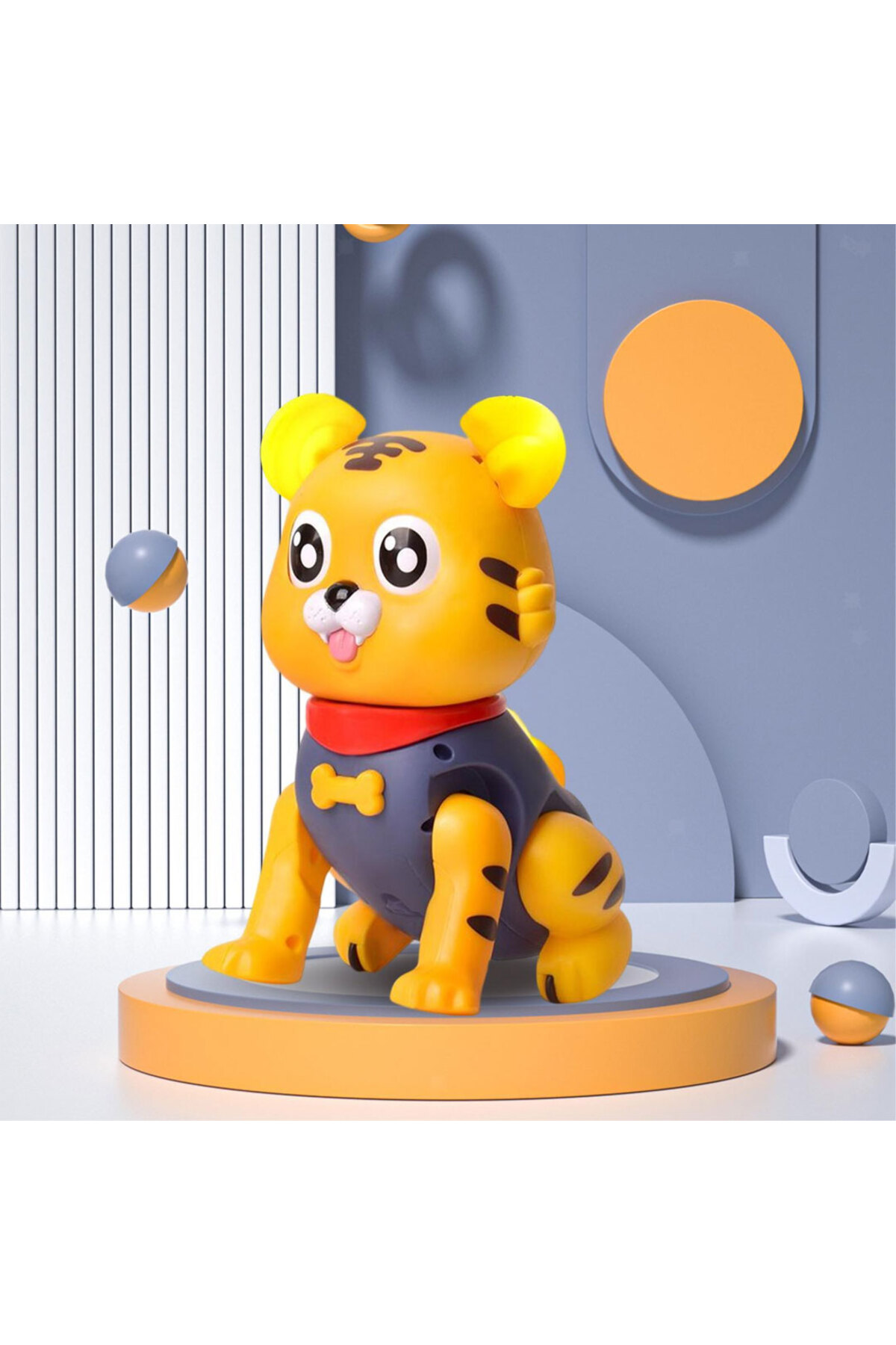 Oyuncak Store Çocuklar İçin Müzikli Ve İşıklı Sevimli Zıplayan Kaplan