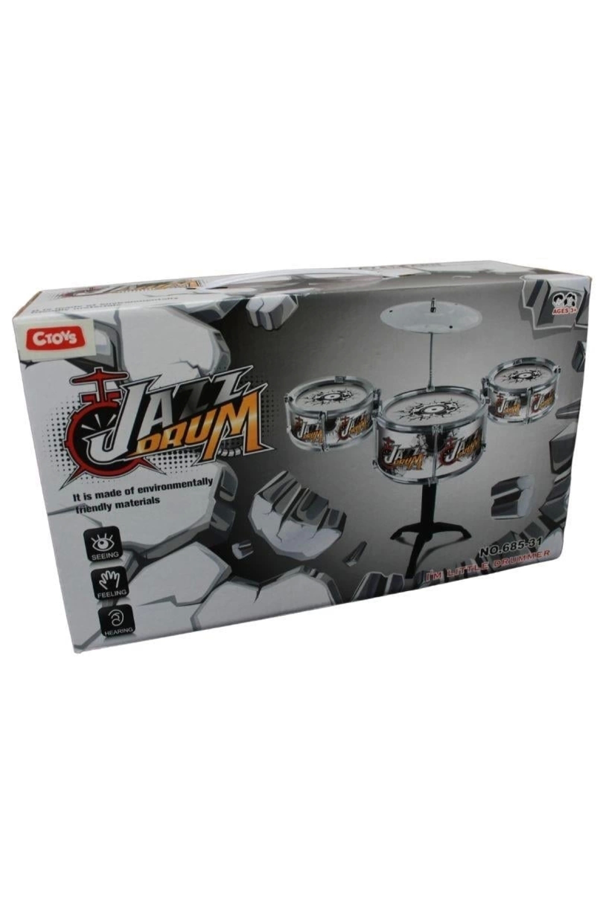 Ctoy Çocuklar İçin Oyuncak Bateri Küçük 685-31