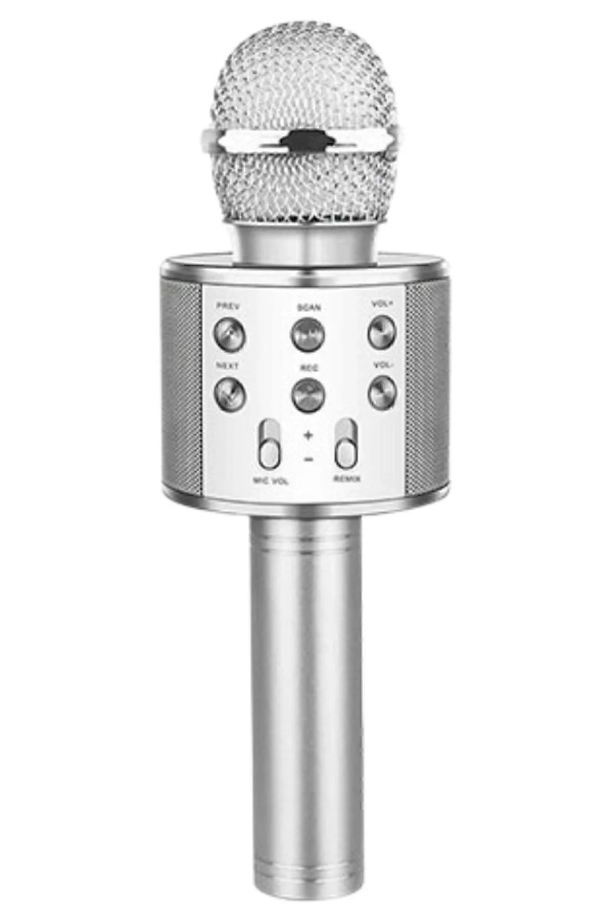 Çocuklar için ses değiştirme efektli dahili hoparlörlü karaoke mikrofon usb tf kart destekli