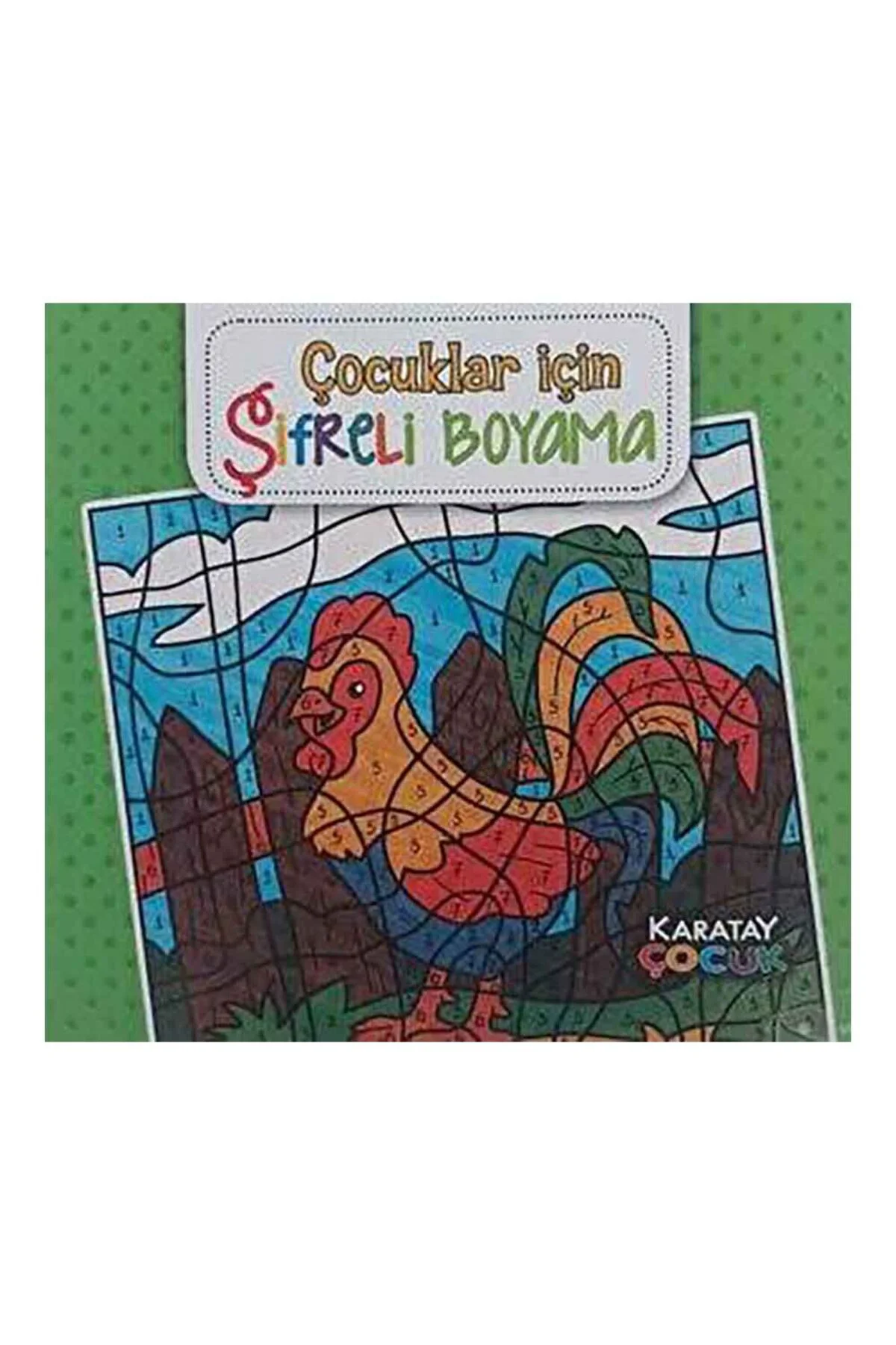Çocuklar Için Şifreli Boyama Kitabı