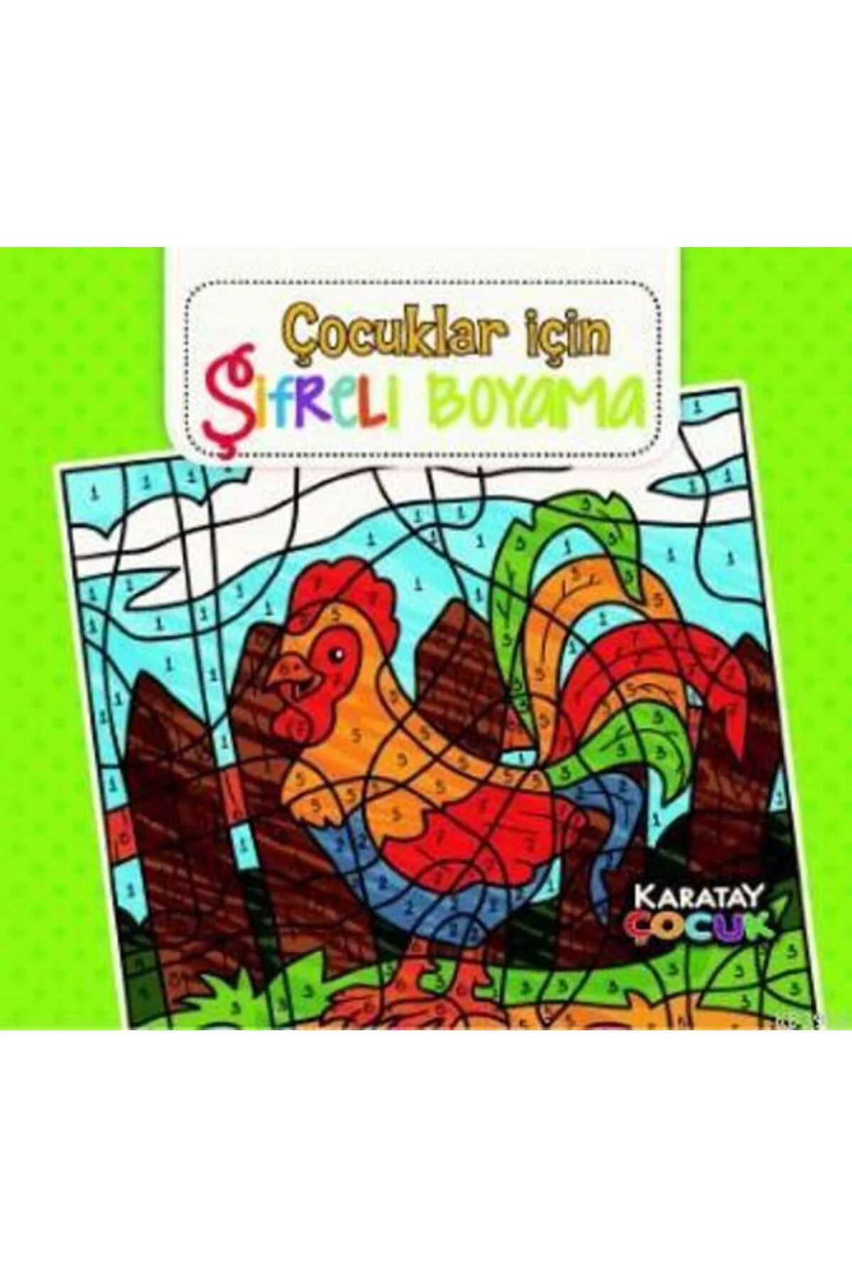 Çocuklar Için Şifreli Boyama Kitabı