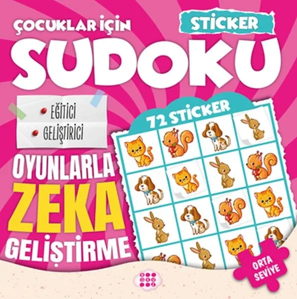 Çocuklar için Sudoku - Sticker Hediyeli Orta Seviye 1 Fiyatı, Yorumları ve Özellikleri