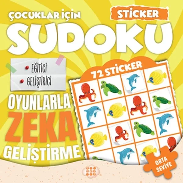 Çocuklar için Sudoku - Sticker Hediyeli Orta Seviye 2 Fiyatı, Yorumları ve Özellikleri