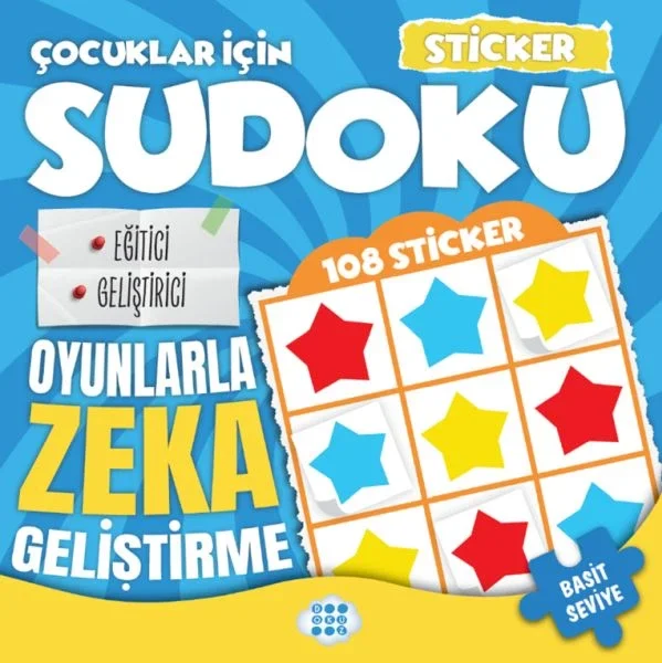 Çocuklar için Sudoku - Sticker Hediyeli Basit Seviye 3 Fiyatı, Yorumları ve Özellikleri