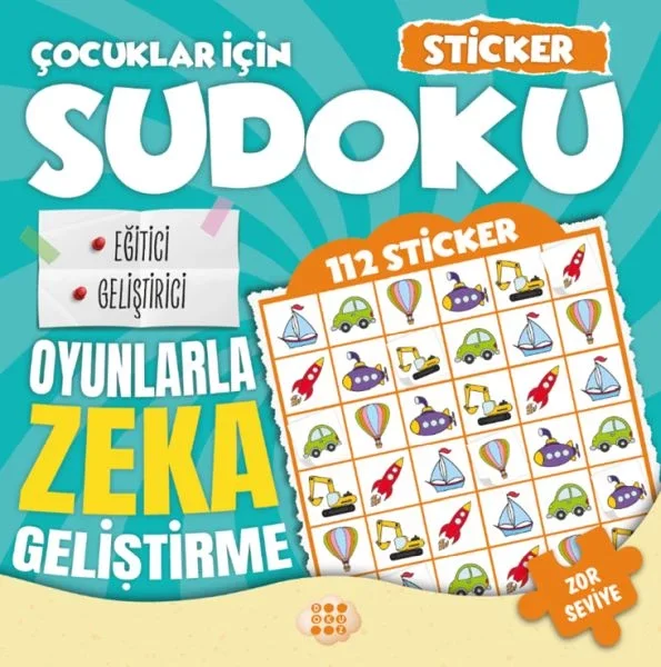 Çocuklar için Sudoku - Sticker Hediyeli Zor Seviye 1 Fiyatı, Yorumları ve Özellikleri