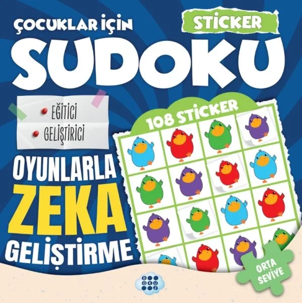 Çocuklar için Sudoku - Sticker Hediyeli Orta Seviye 3 Fiyatı, Yorumları ve Özellikleri