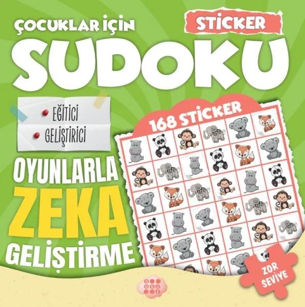 Çocuklar için Sudoku - Sticker Hediyeli Zor Seviye 2 Fiyatı, Yorumları ve Özellikleri