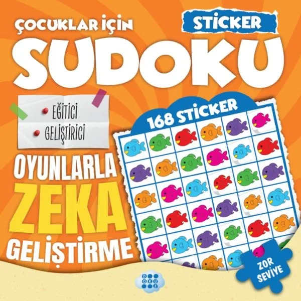 Çocuklar için Sudoku - Sticker Hediyeli Zor Seviye 3 Fiyatı, Yorumları ve Özellikleri