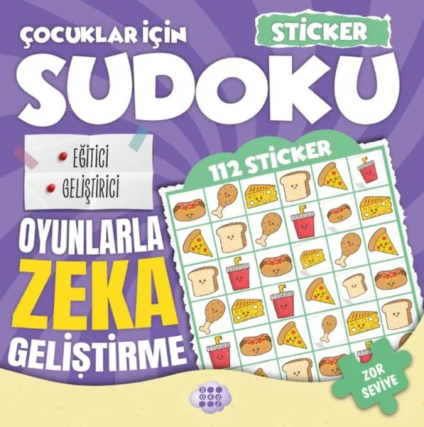 Çocuklar için Sudoku - Sticker Hediyeli Zor Seviye 4 Fiyatı, Yorumları ve Özellikleri
