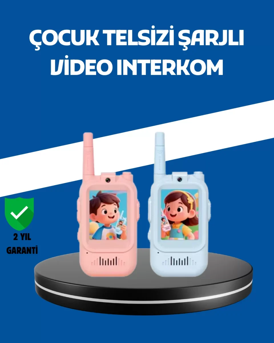 Çocuklar İçin Video Görüşmeli Walkie Talkie Uzun Mesafe İletişim - Lisinya Çocuklar İçin Video Görüşmeli Walkie Talkie Uzun Mesafe İletişim - Lisinya