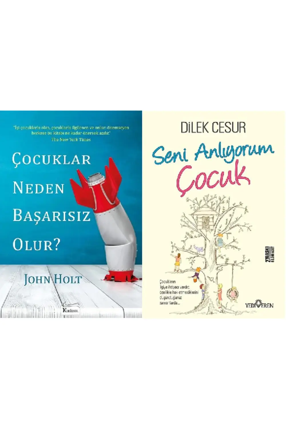 Çocuklar Neden Başarısız Olur? + Seni Anlıyorum Çocuk 2 Kitap Set