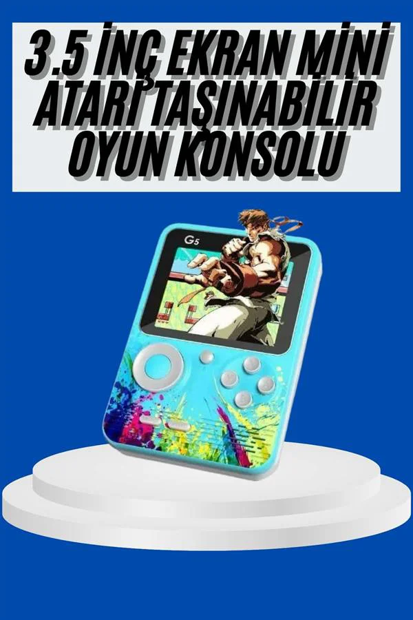 Çocuklara Özel 4K HD Retro Oyun Konsol El Atari Taşınabilir 500 Oyunlu Çocuklara Özel 4K HD Retro Oyun Konsol El Atari Taşınabilir 500 Oyunlu