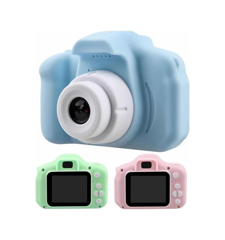 Çocuklara Özel Fotoğraf Ve Video Çeken Mini Çok Renkli Fotoğraf Makinesi