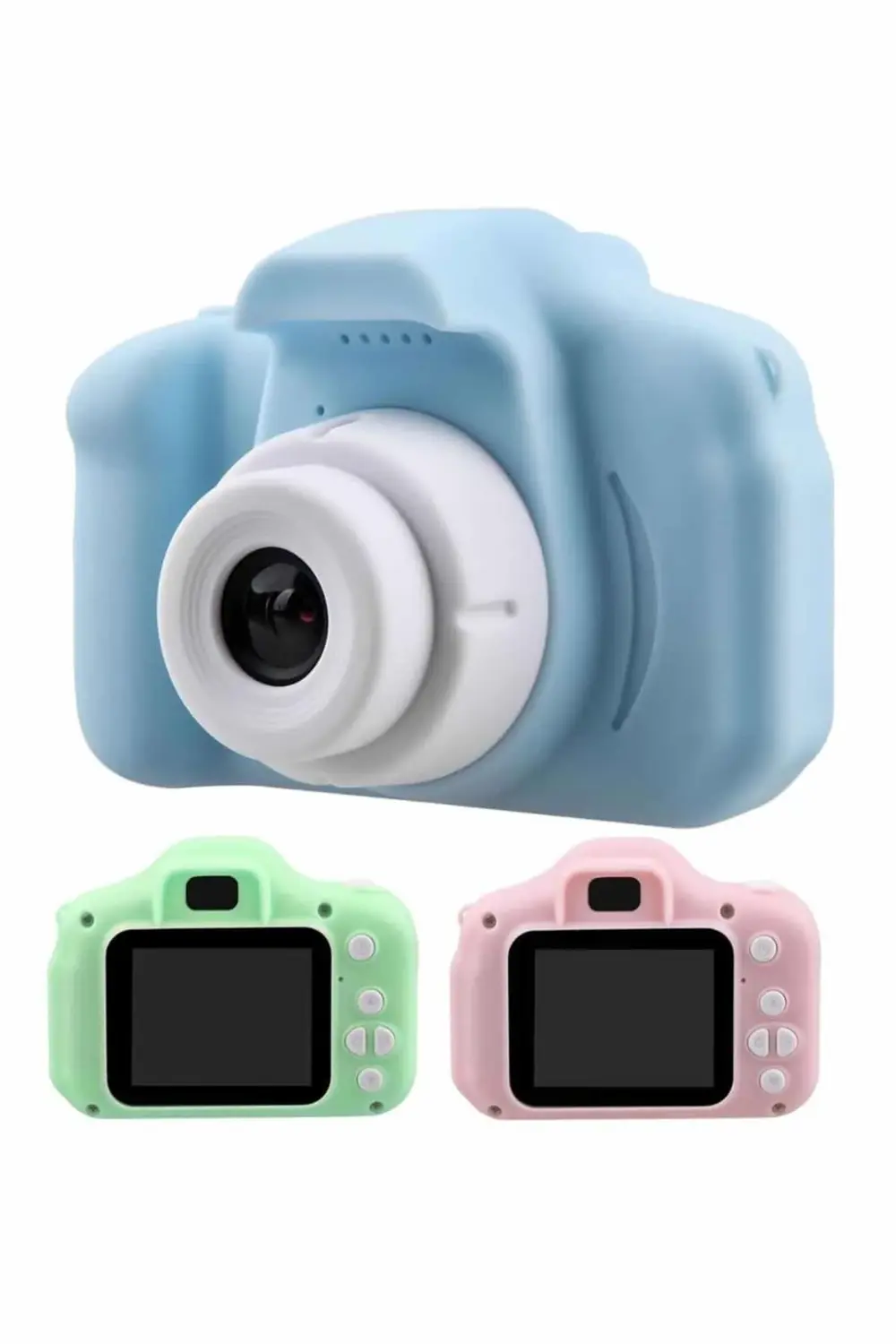 Çocuklara Özel Fotoğraf Ve Video Çeken Mini Çok Renkli Fotoğraf M