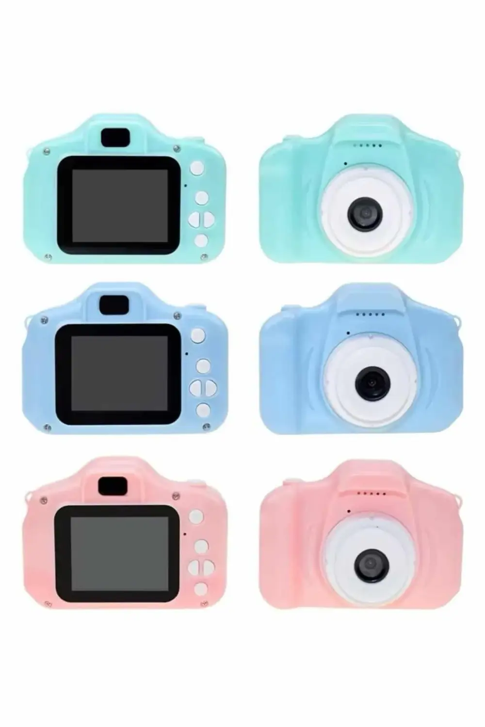 Çocuklara Özel Fotoğraf Ve Video Çeken Mini Çok Renkli Fotoğraf M