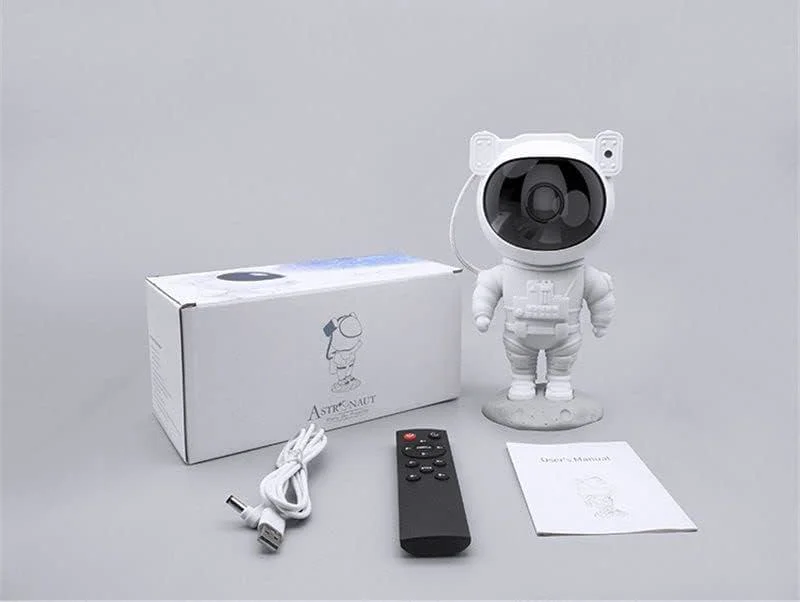 Çocuklara Özel Projeksiyon Astronot Lamba Speaker Sevimli