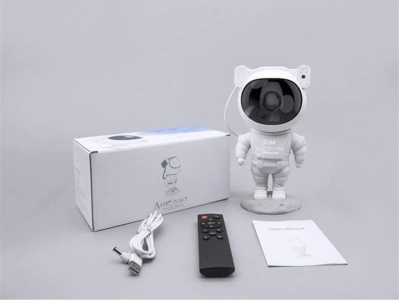 Çocuklara Özel Projeksiyon Astronot Lamba Speaker Sevimli