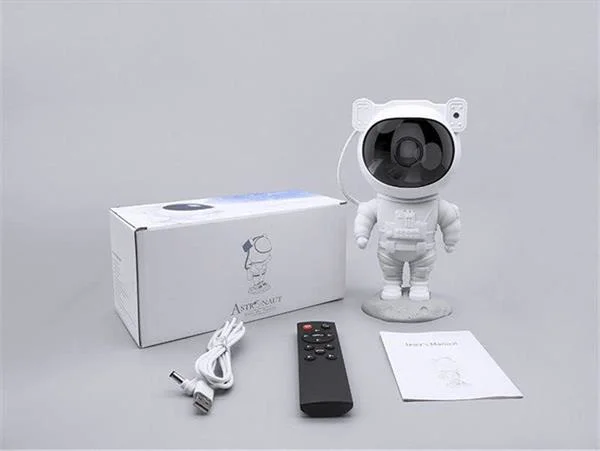 Çocuklara Özel Projeksiyon Astronot Lamba Speaker Sevimli