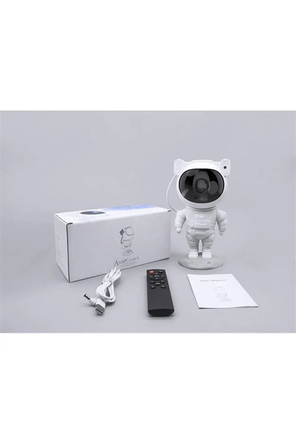 Çocuklara Özel Projeksiyon Astronot Lamba Speaker Sevimli