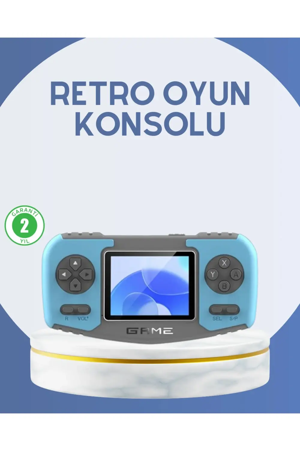 Çocuklara Özel Retro Oyun Konsolu Portatif Eğlence Cihazı