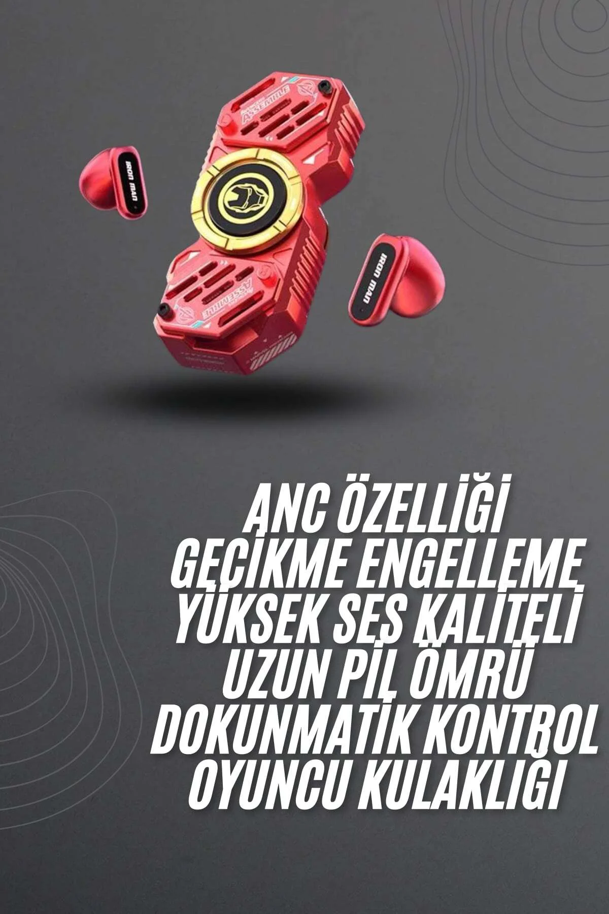 Çocuklara Özel Stres Çarklı Kablosuz Bluetooth Kulaklık ANC Özell