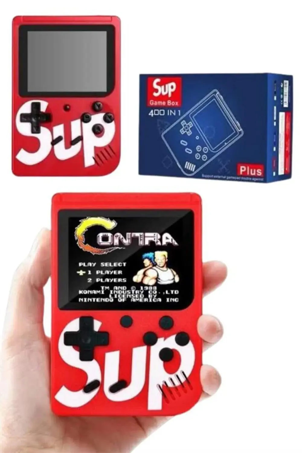 Kanonik Education Çocuklara Özel Taşınabilir Sup El Atarisi 400 Oyunlu Nostaljik Oy