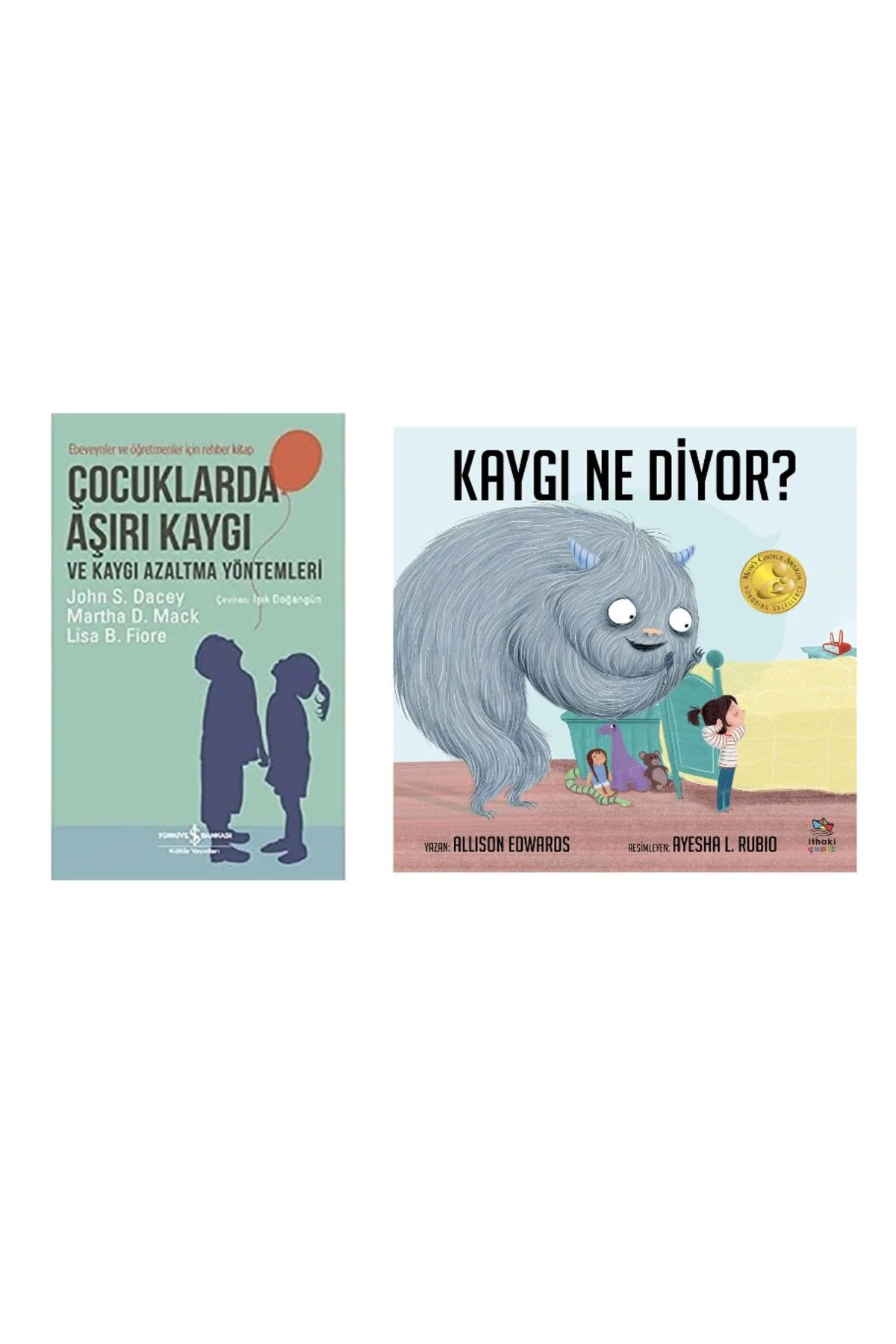 cocuklarda asiri kaygi + kaygi ne diyor=(2 kitap)