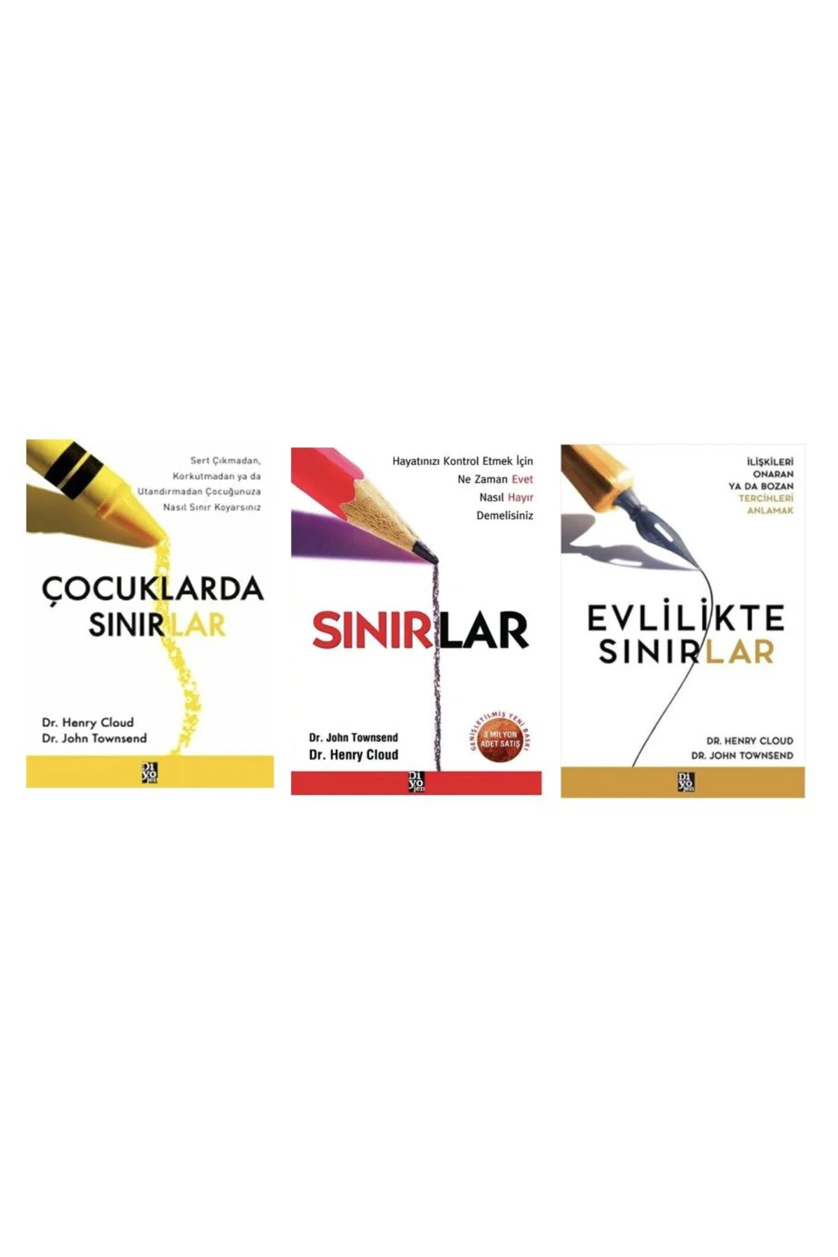 cocuklarda sinirlar+ sinirlar+ evlilikte sinirlar=(3kitap)