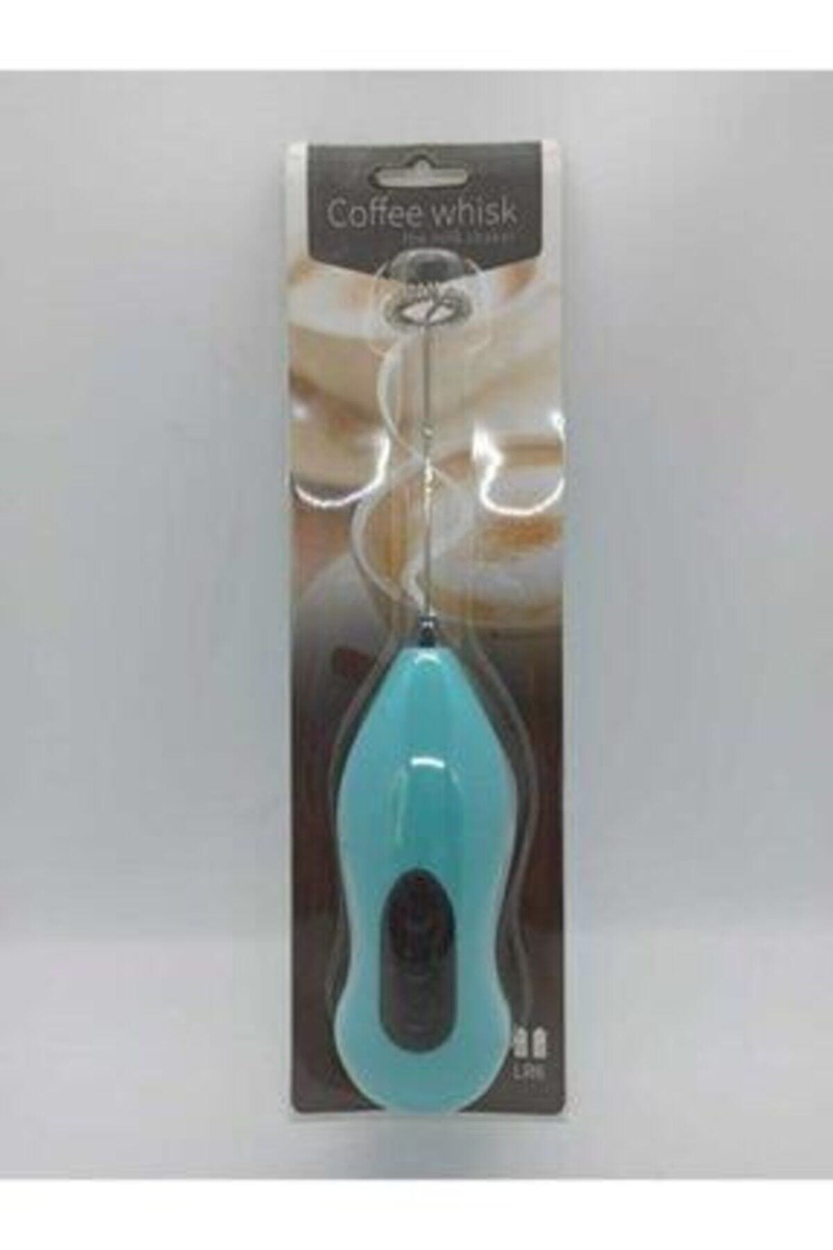 Coffe Whisk Pilli Metal Çırpıcı Mini Mixer Kahve/Süt Köpürtücü