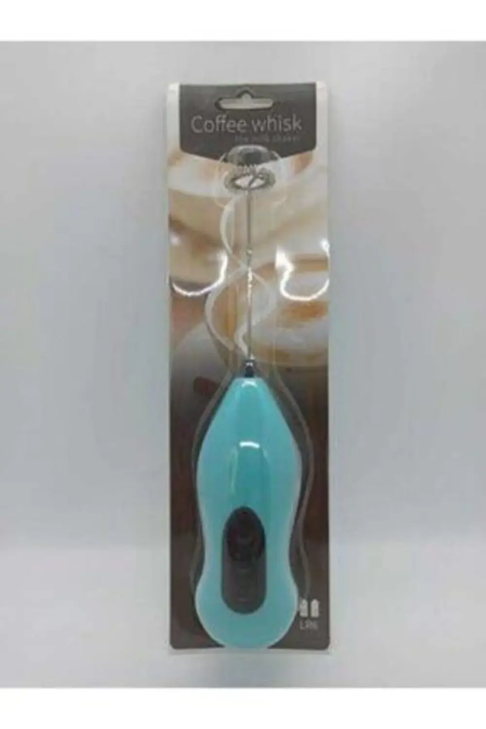 Coffe Whisk Pilli Metal Çırpıcı Mini Mixer Kahve/Süt Köpürtücü