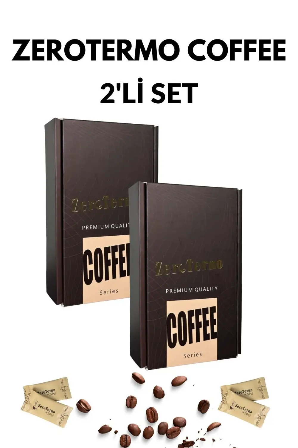 Zerotermo Coffee Bitkisel Kahve Karışımı-Kilo Kontrolüne Yardımcı-2’Li Set