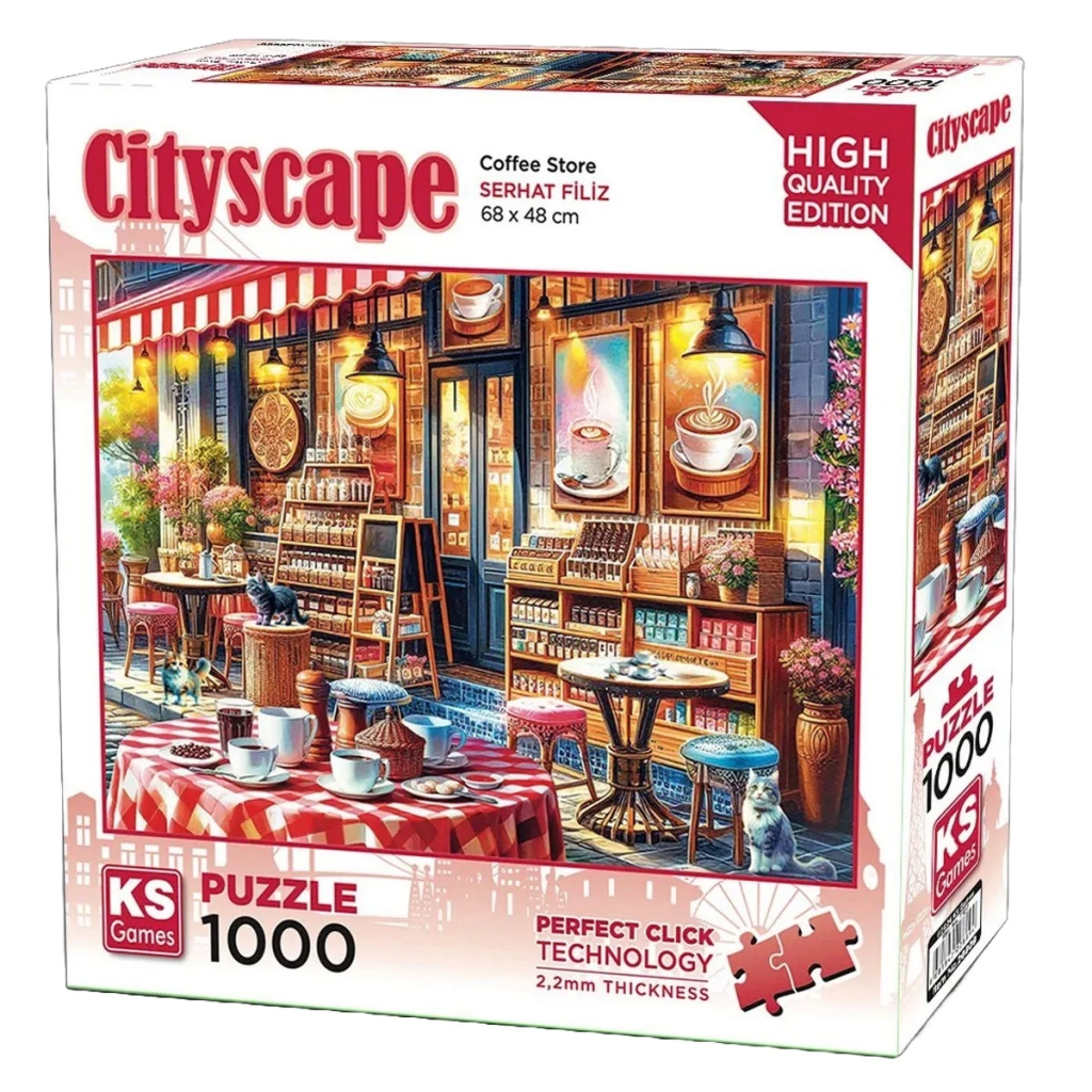 Coffee Store Puzzle 1000 Parça 20809 Coffee Store Puzzle 1000 Parça 20809