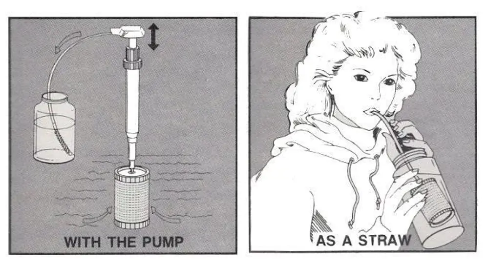 Coghlans Taşınabilir Pompalı Su Arıtma Filtresi