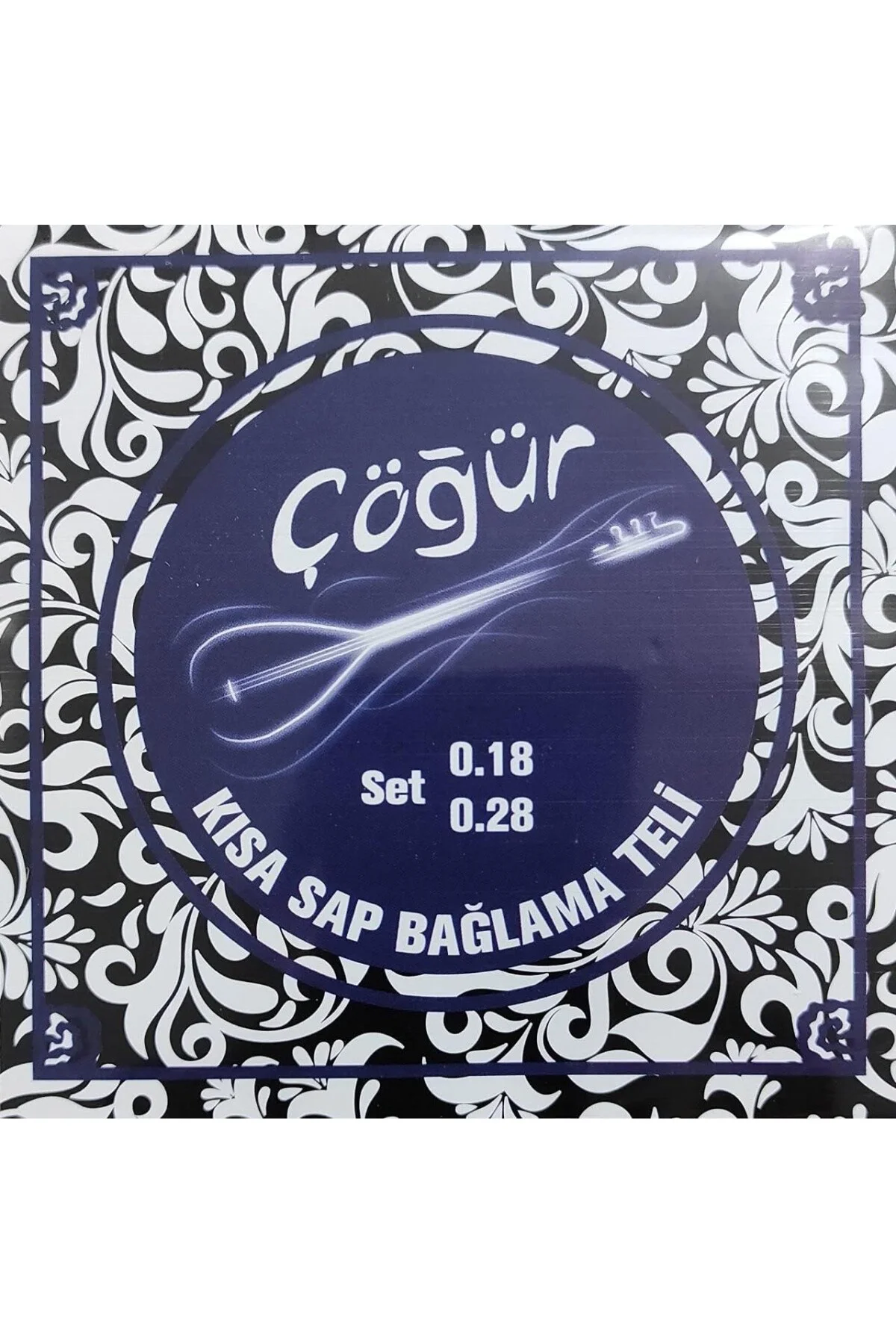 Çöğür CGR18 Kısa Sap Saz Teli 0.18 Takım Bağlama Teli
