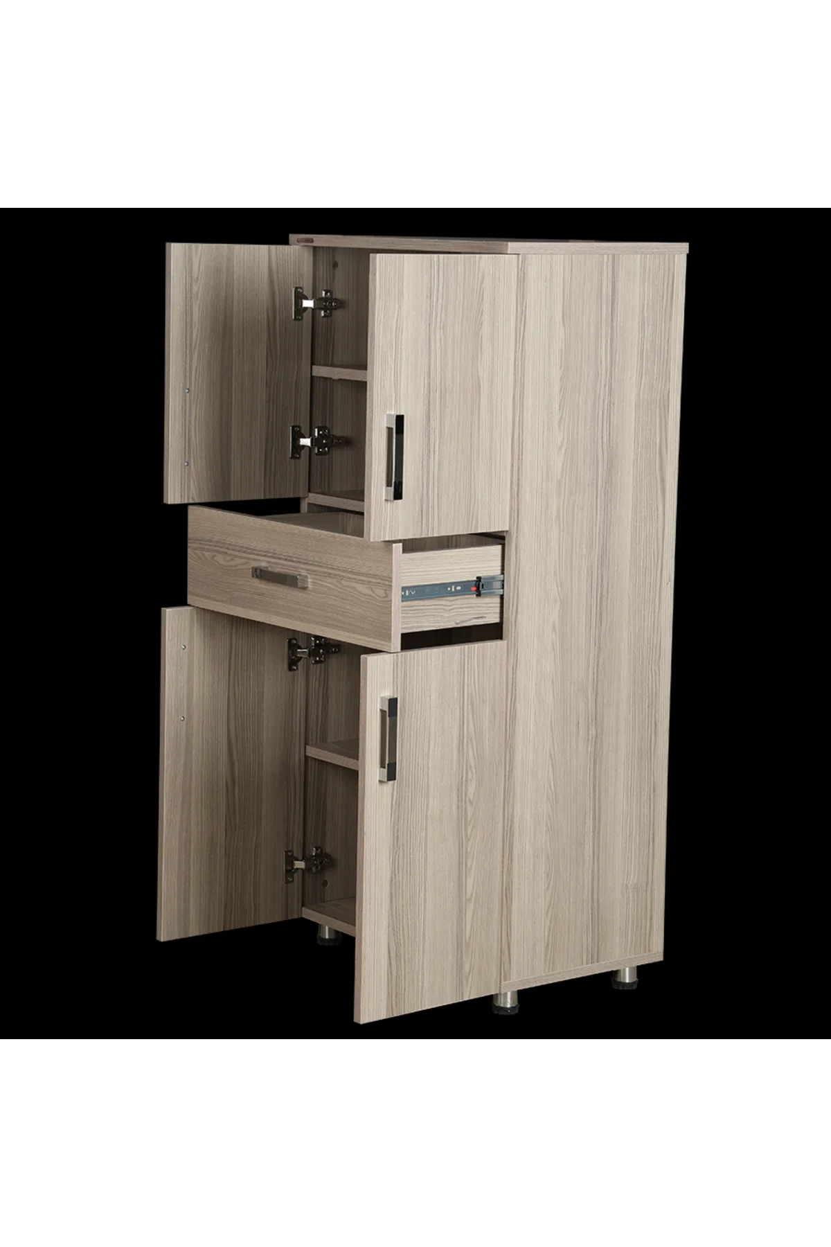 Çok Amaç 12677 Dolap Model Hard Parlak CORDOBA Suntalem 1Çekmece 130 El Yapım - Görsel 3