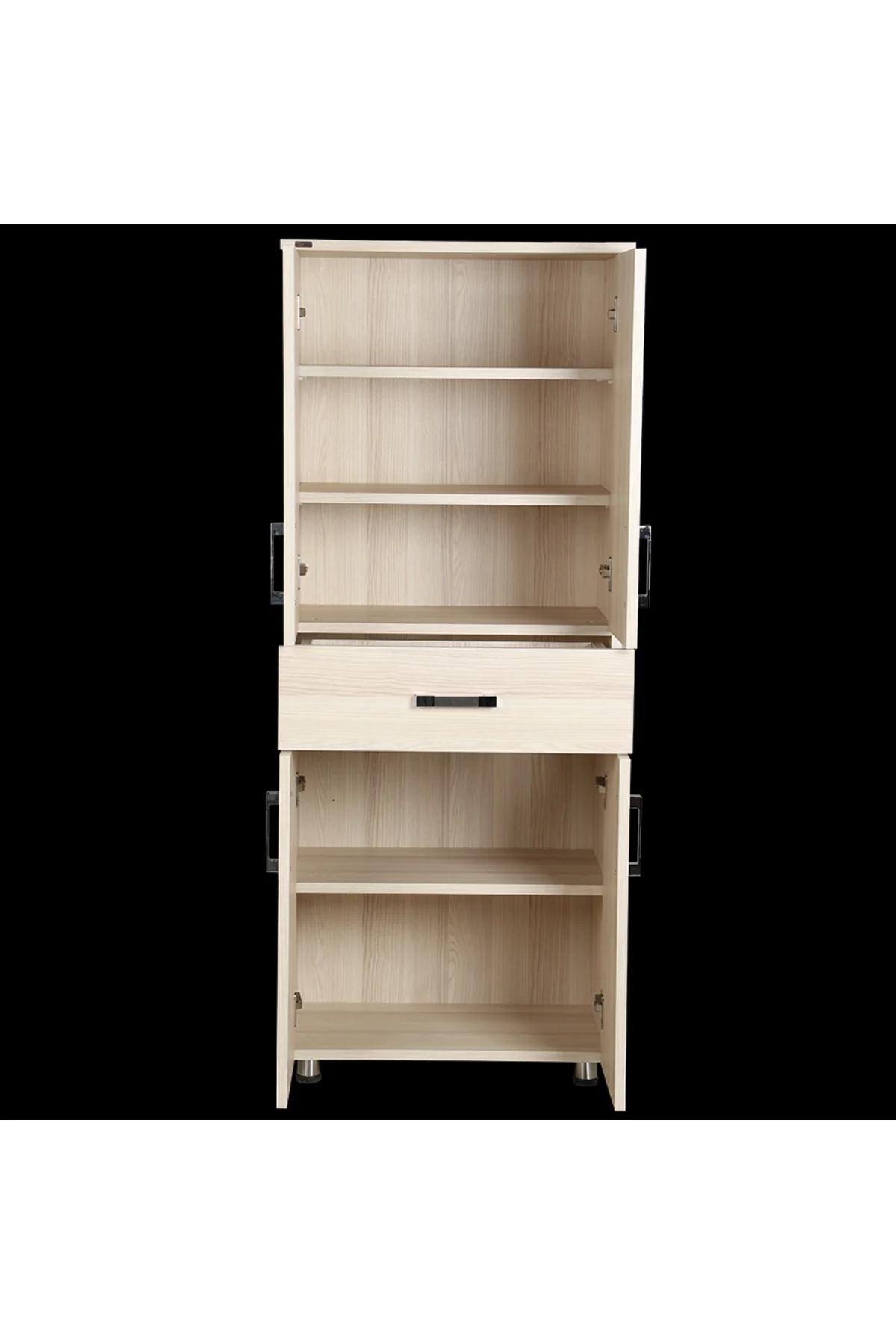 Çok Amaç 12681 Dolap Hard Parlak CARDEN Model Suntalem 4Raf 1Çekm 150 El Yapım - Görsel 2