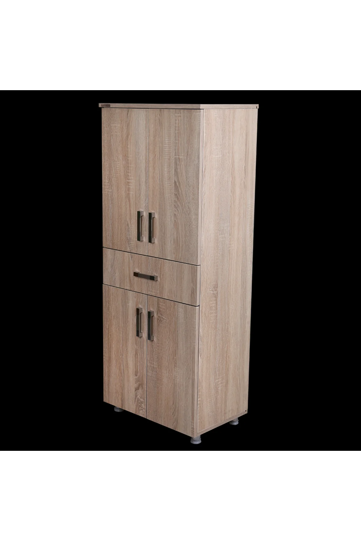Çok Amaç 12939 Dolap Hard Model Parlak CORDOBA Suntalem 5 Raf 1 Çekm 180 El Yapım - Görsel 4