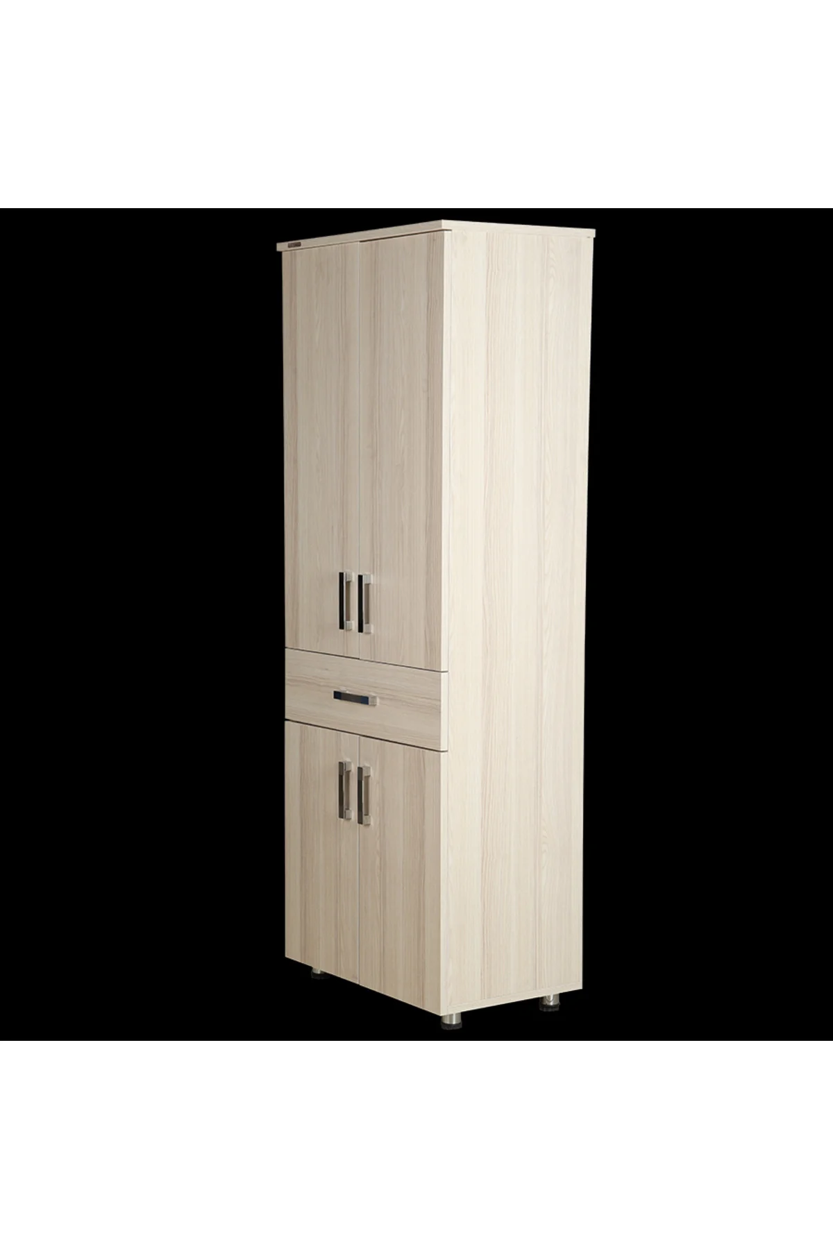 Çok Amaçlı 12686 Dolap Hard Model Parlak Carden Suntalem 4Raf 1Çekm 180cm El Yapı - Görsel 4