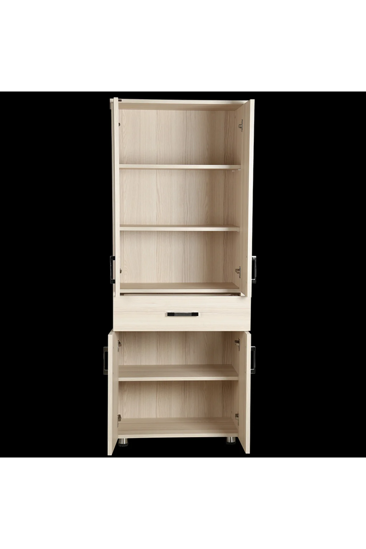 Çok Amaçlı 12686 Dolap Hard Model Parlak Carden Suntalem 4Raf 1Çekm 180cm El Yapı - Görsel 2