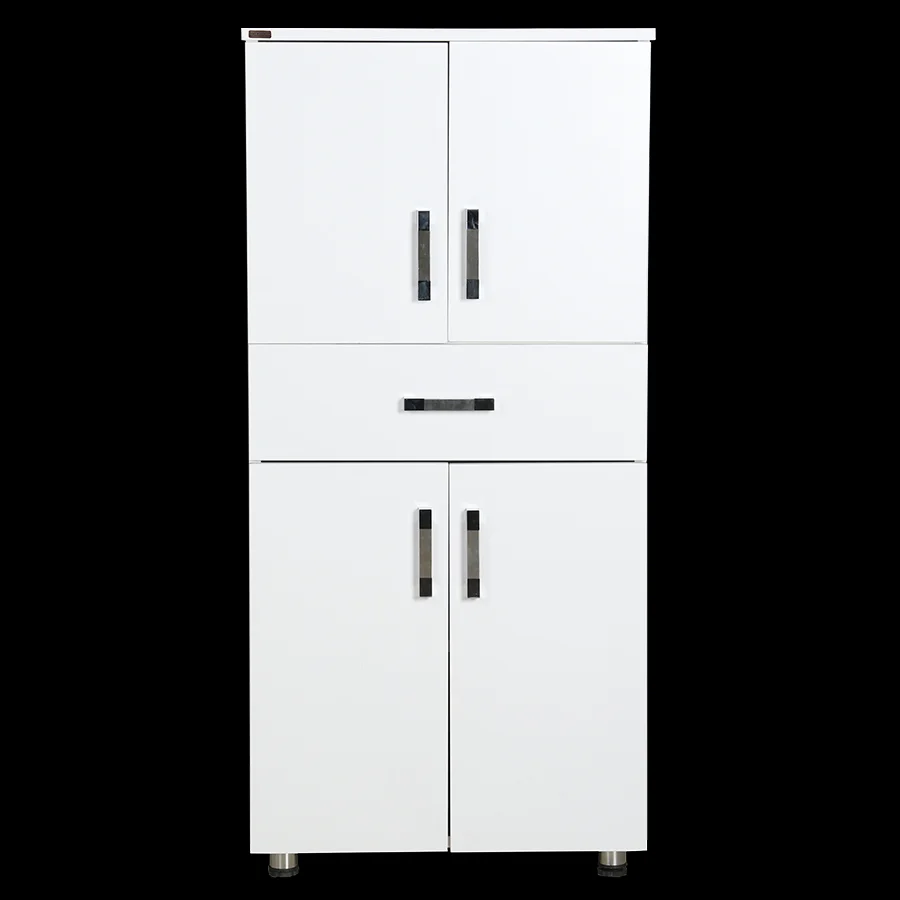 Çok Amaçlı 12949 Dolap Model 130 Hard Parlak BEYAZ Suntalem 4 Raf
