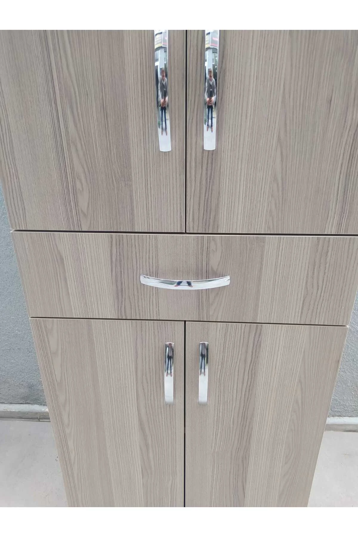Çok Amaçlı 18212 Dolap CORDOBA Model Hard Parlak Suntalem 180 Demont 4raf El Yapı - Görsel 7