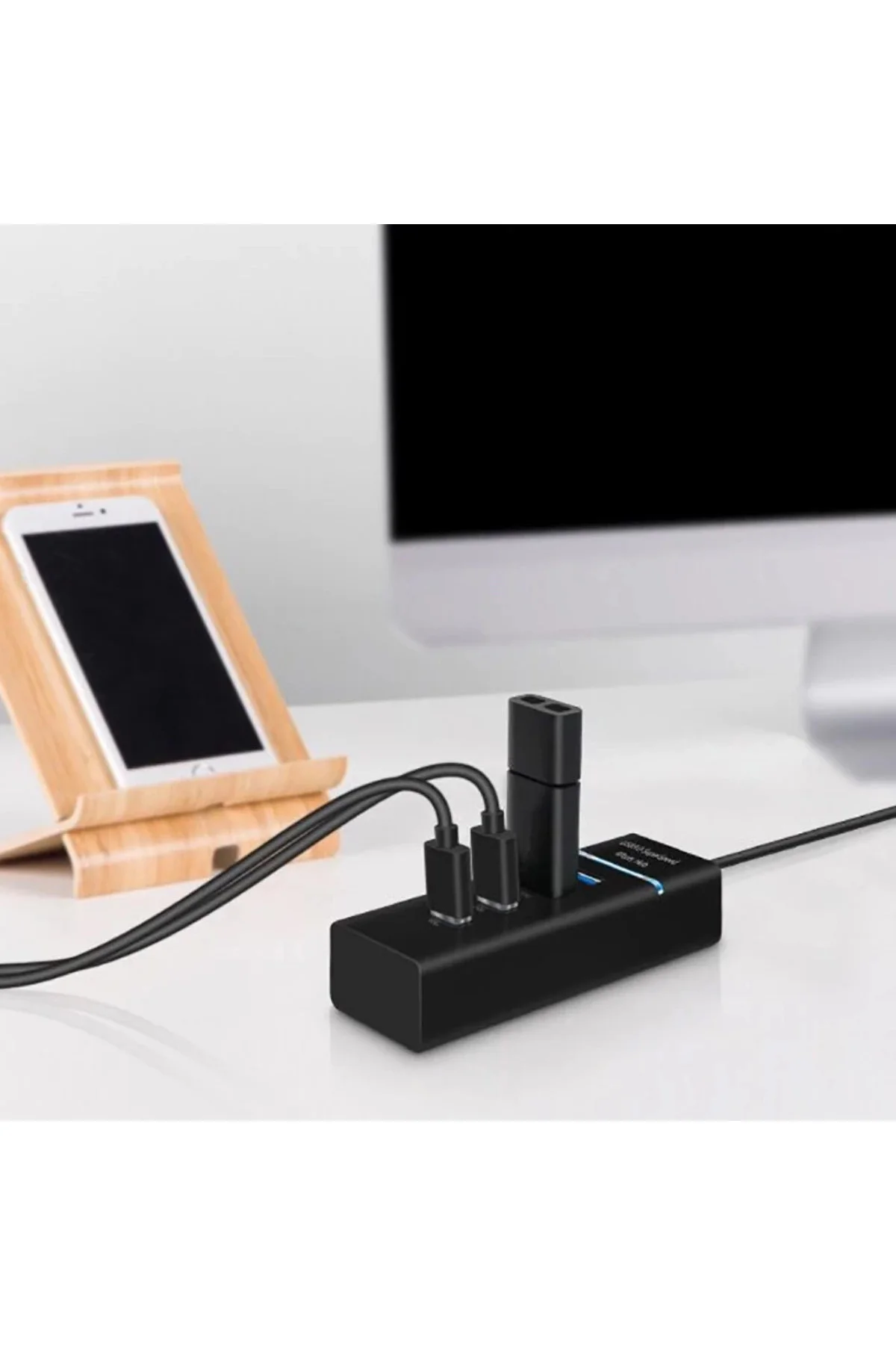 Çok Amaçlı 4 Port Girişli Güçlü Usb 3.0 Port Çoklayıcı Adaptör Sw Çok Amaçlı 4 Port Girişli Güçlü Usb 3.0 Port Çoklayıcı Adaptör Sw