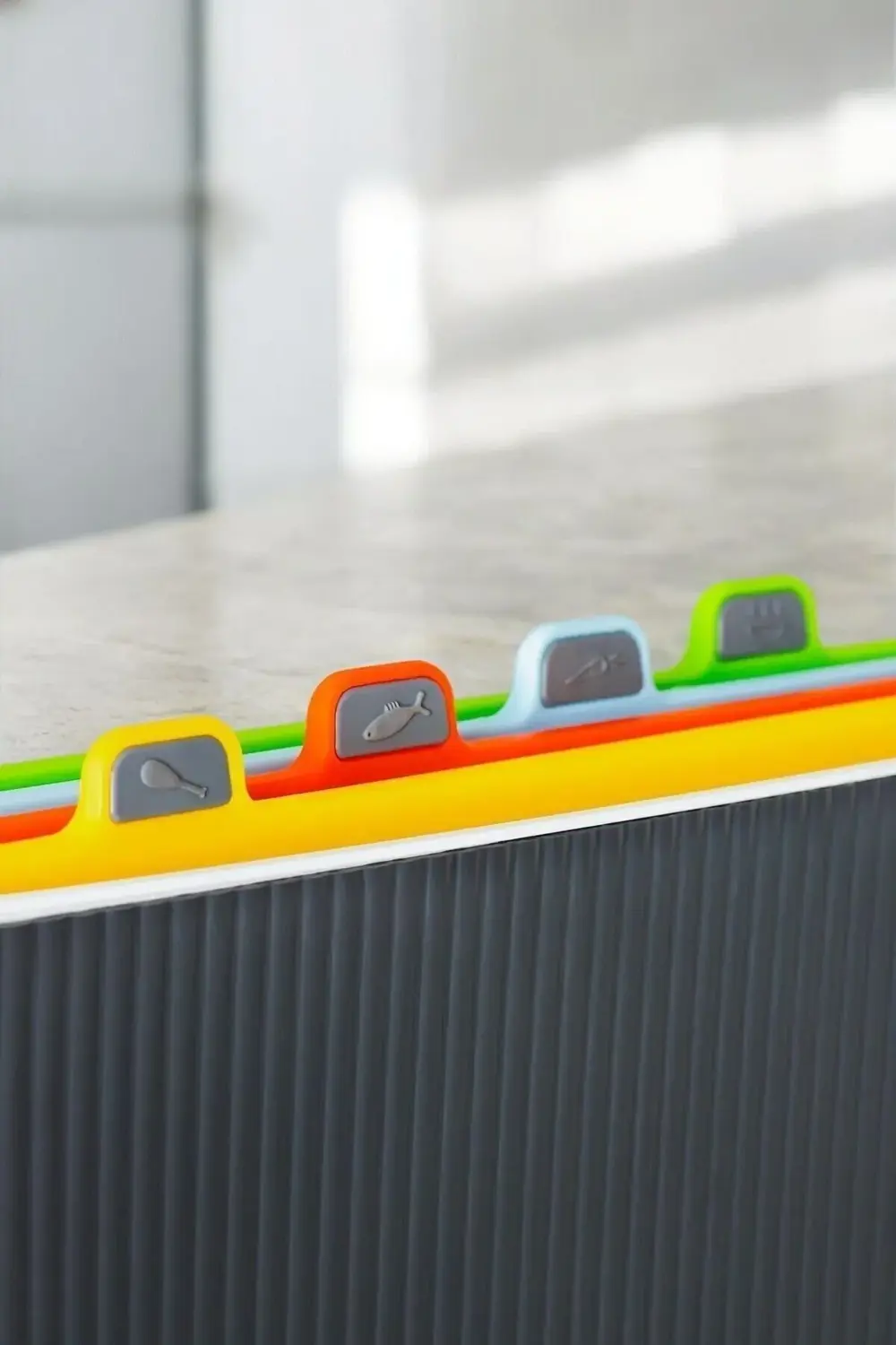 Çok Amaçlı 4'lü Kesme Tahtası Takımı 4'lü Kesim Panosu Set Dayanı