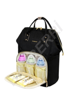 İhtiyaçavm Çok Amaçlı Anne Bebek Bakım Sırt Çantası Klasik Siyah İhtiyaçavm Çok Amaçlı Anne Bebek Bakım Sırt Çantası Klasik Siyah
