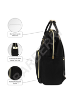 İhtiyaçavm Çok Amaçlı Anne Bebek Bakım Sırt Çantası Klasik Siyah İhtiyaçavm Çok Amaçlı Anne Bebek Bakım Sırt Çantası Klasik Siyah